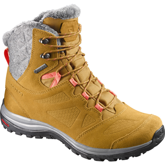 Salomon Israel ELLIPSE GTX® - Mens Winter Boots - Brown (NCMH-15740)